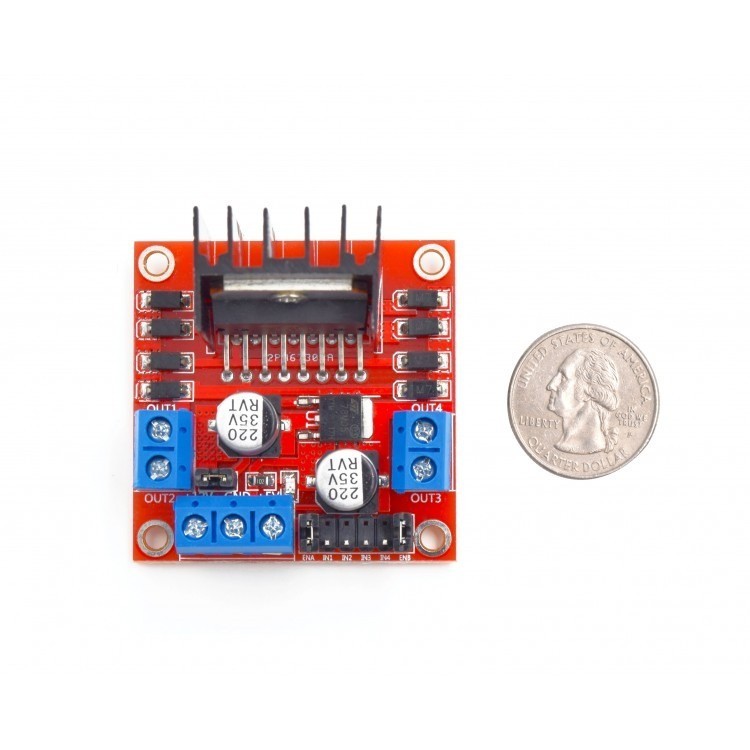 5Pcs L298N Dual H Bridge PWM DC & Stepper Motor Drive Controller Module