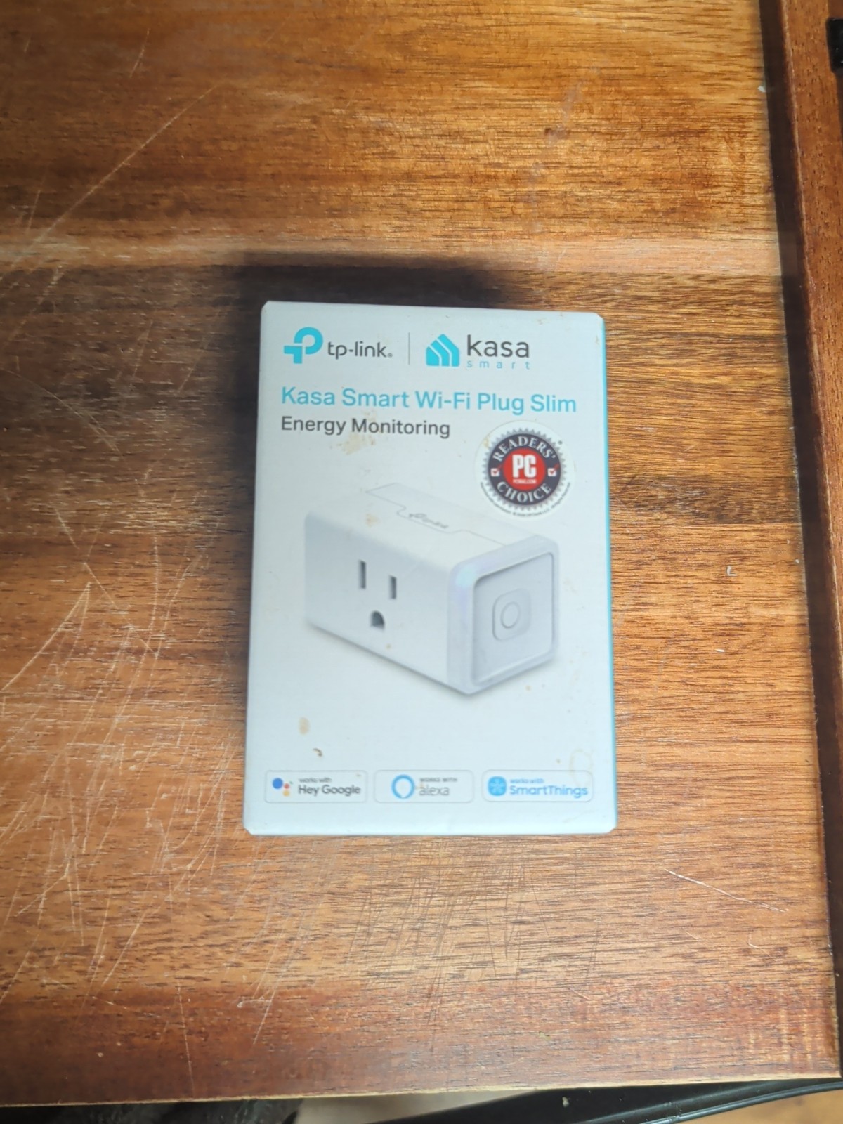 TP-LINK Kasa Smart Wi-Fi Plug Slim, Energy Monitoring, Alexa Google SmartThings