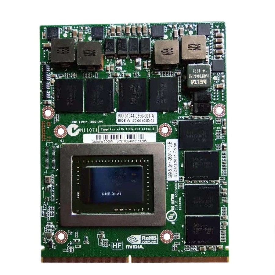 M3000M 4G graphics card, notebook graphics card for M6700 HP 8770 8760W