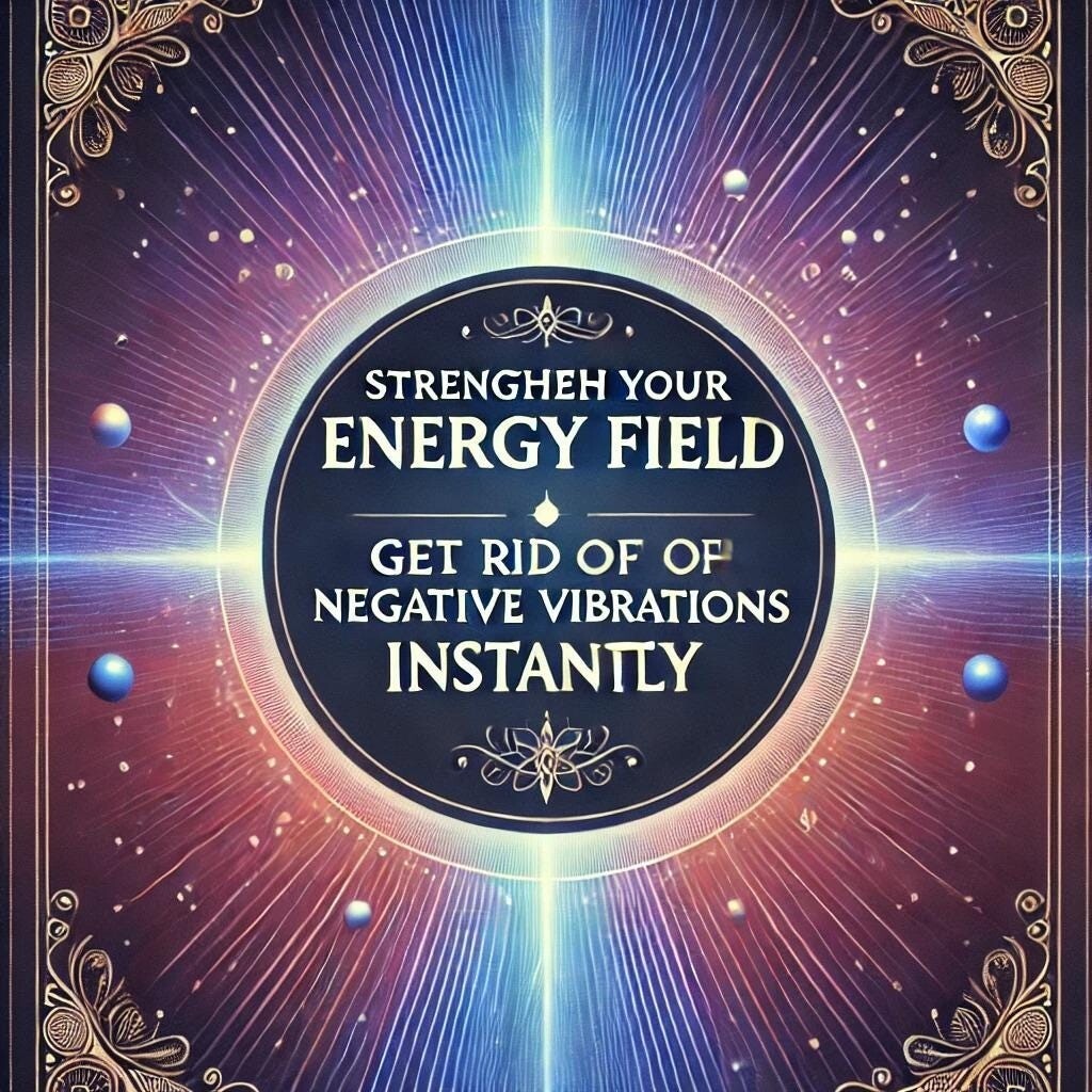 Strengthen Your Energy Field: Get Rid of Negative Vibrations Instantly!