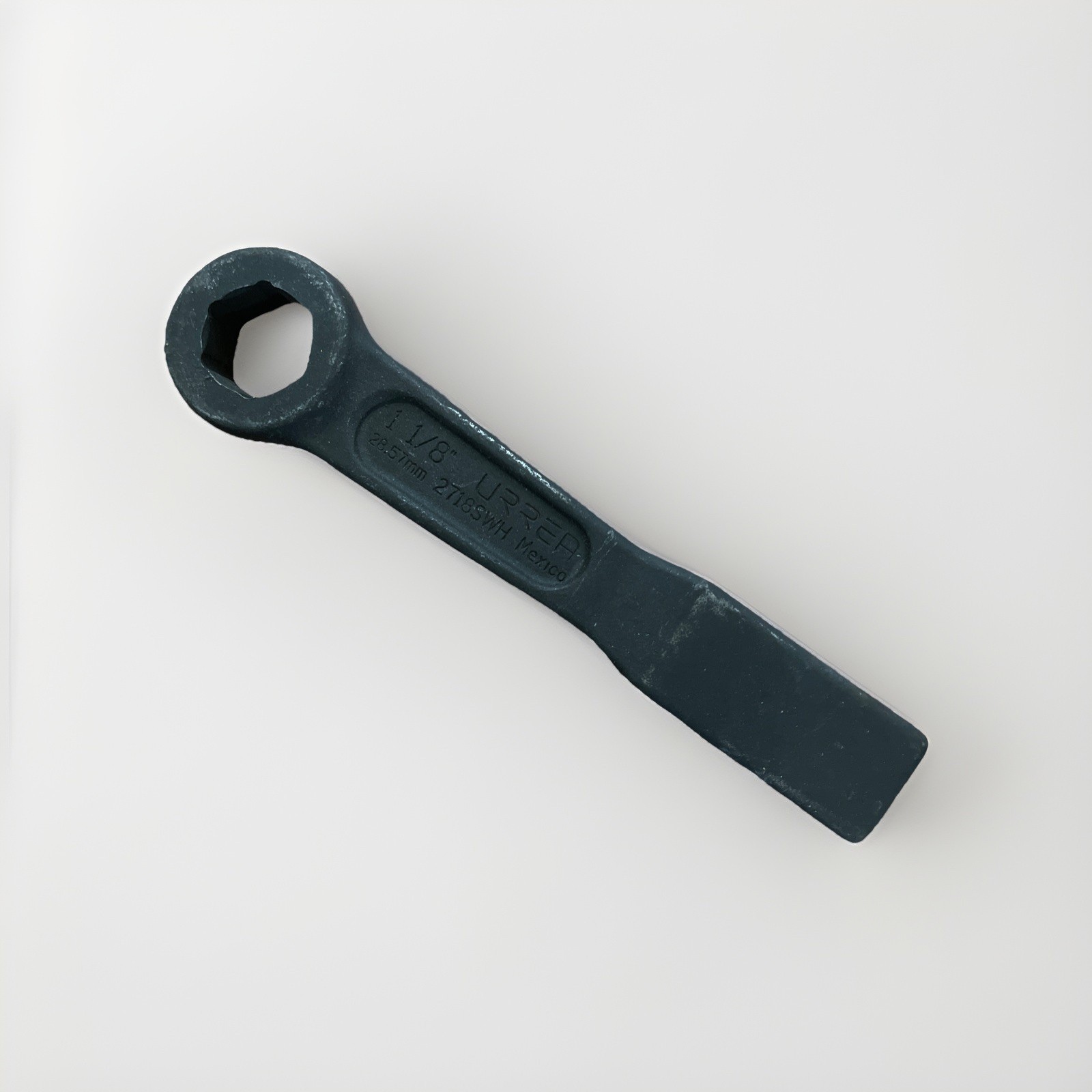 URREA 6-Point Striking Wrench 1-1/8” Flat Strike Wrench with Straight Pattern
