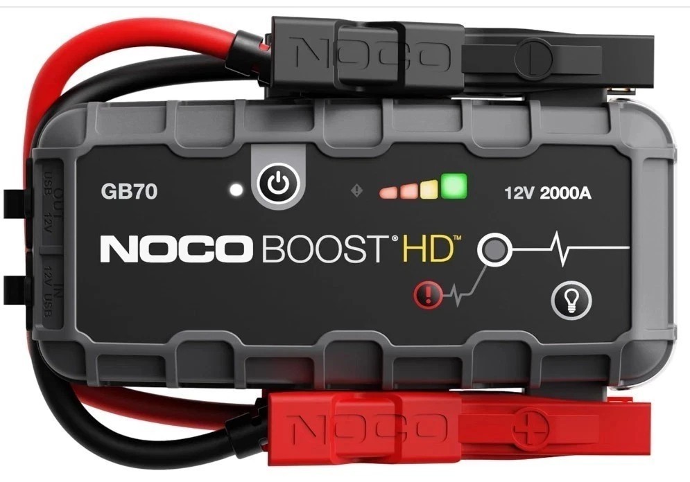 NOCO GB70 Jump Starter 2000A Lithium Truck SUV Gas 8L/Diesel 6L Power Bank