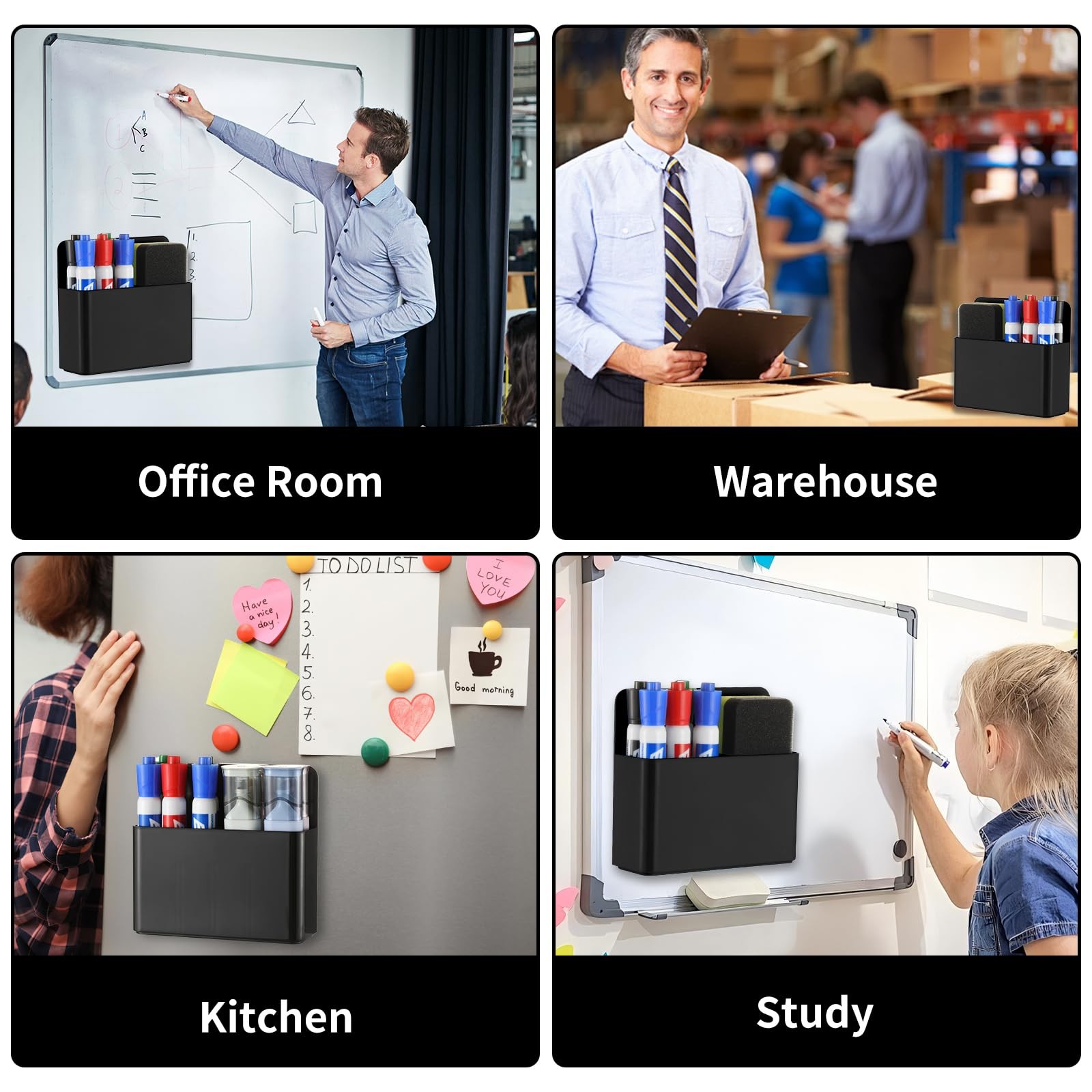 Camelmother 2Magnetic Marker Holder For Whiteboard Dry Erase Marker Holder Fo...