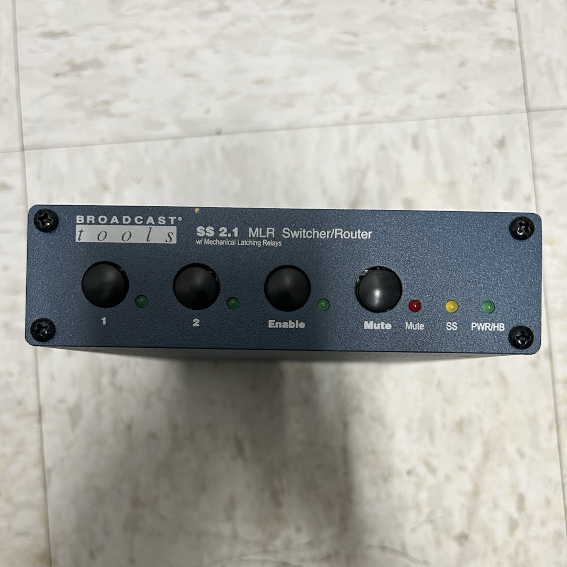 Broadcast Tools SS 2.1 MLR Switcher/Router 2-Channel 1U Rack RS-232 Analog