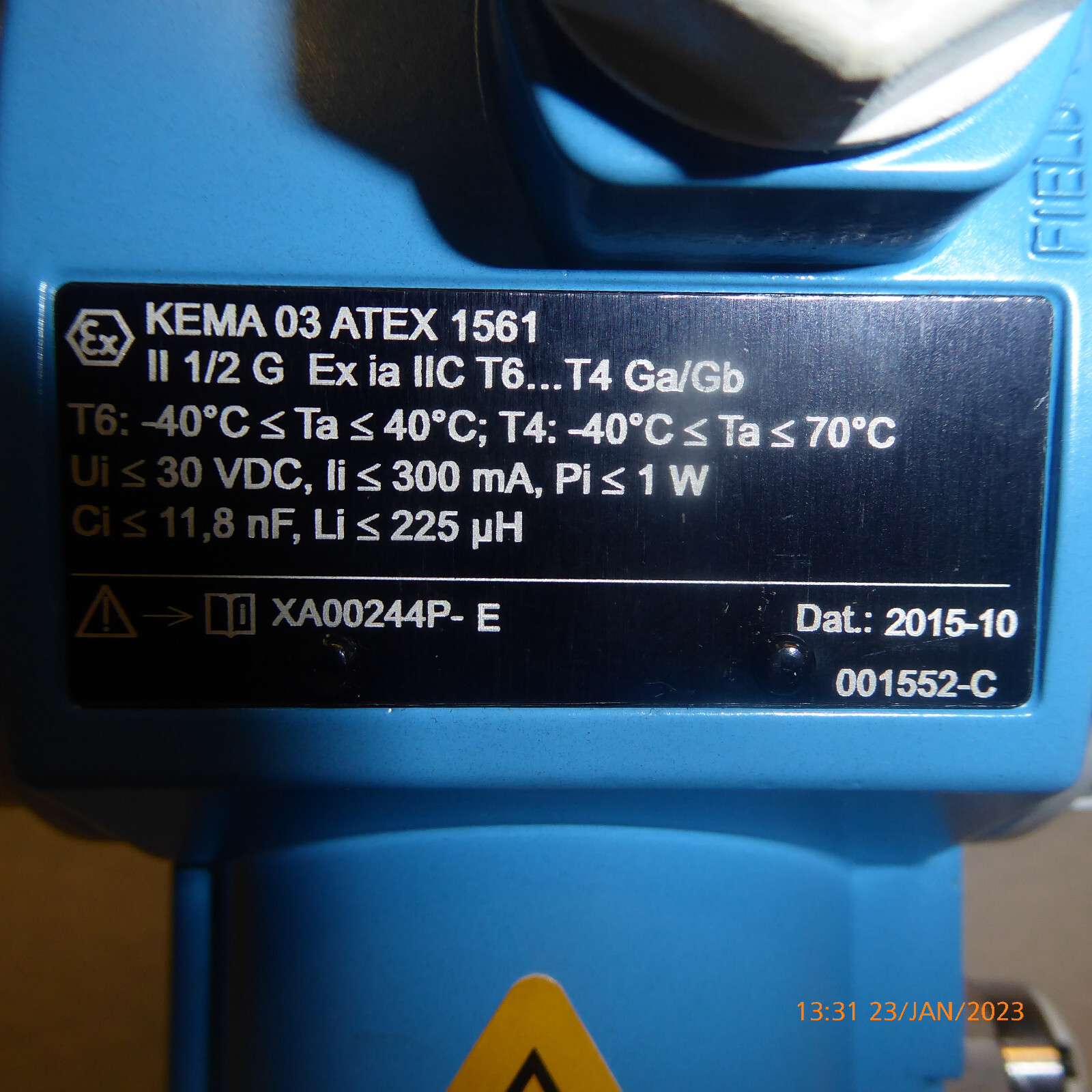Endress+Hauser Cebrabar S PMP75-2NU60/101