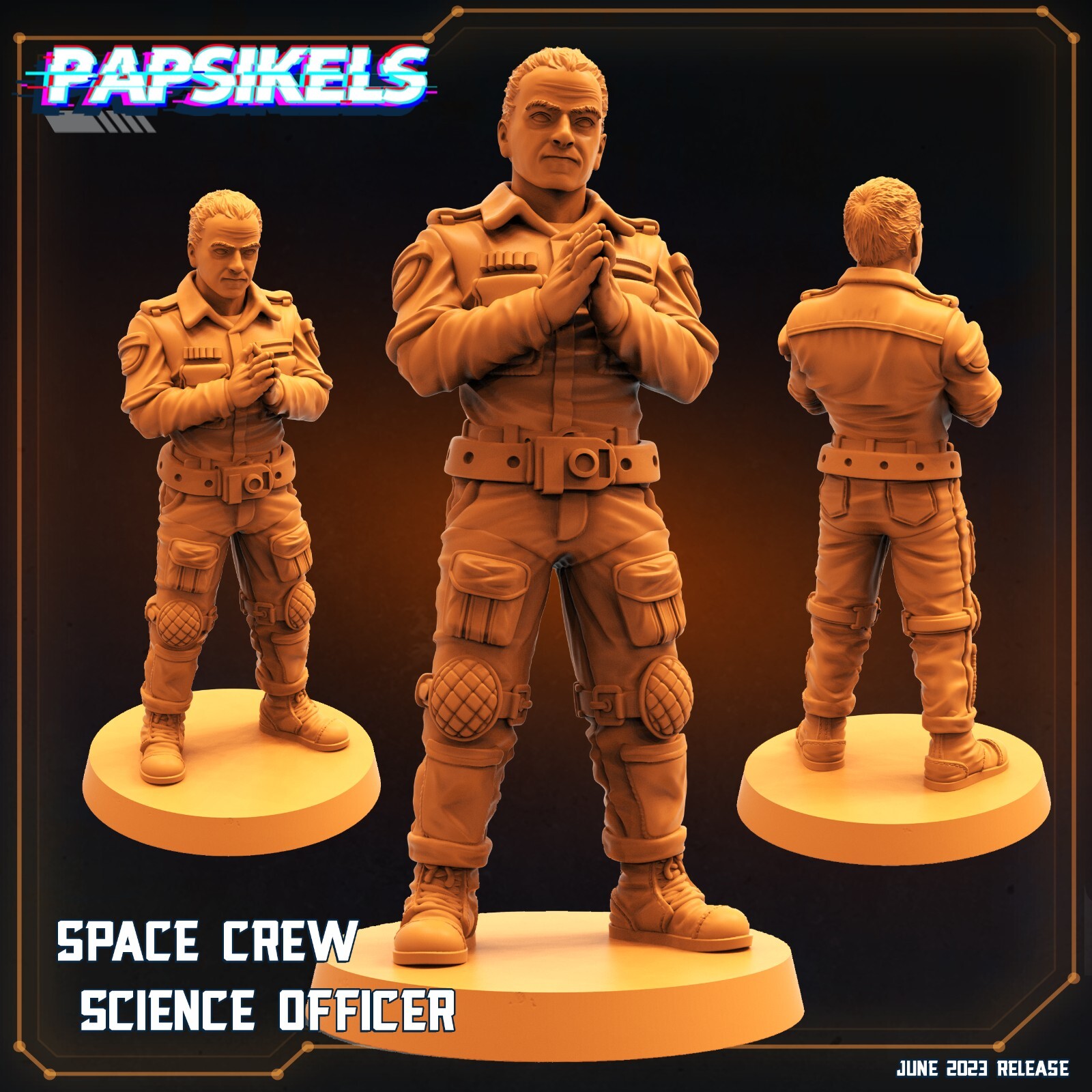 Space Crew Science Officer Papsikels Miniature Alien