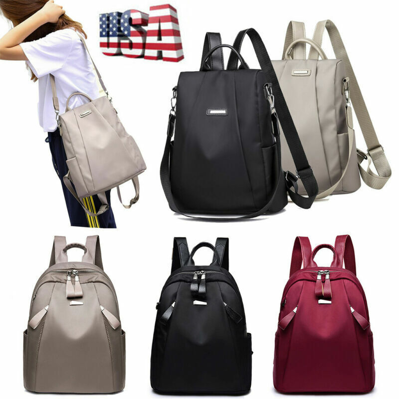 Casual Waterproof Women Anti-Theft Rucksack School Backpack Travel Shoulder Bag