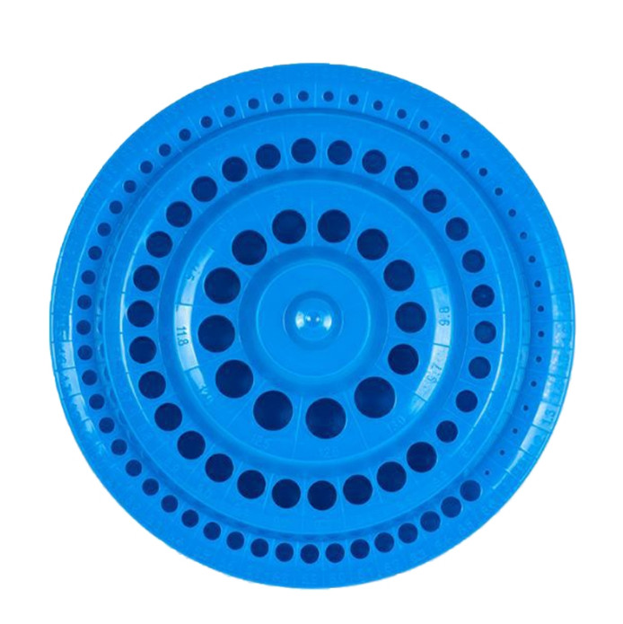 1-13mm Drill Bit Storage Case Stand Round Shape Hard Plastic Container Box Tool