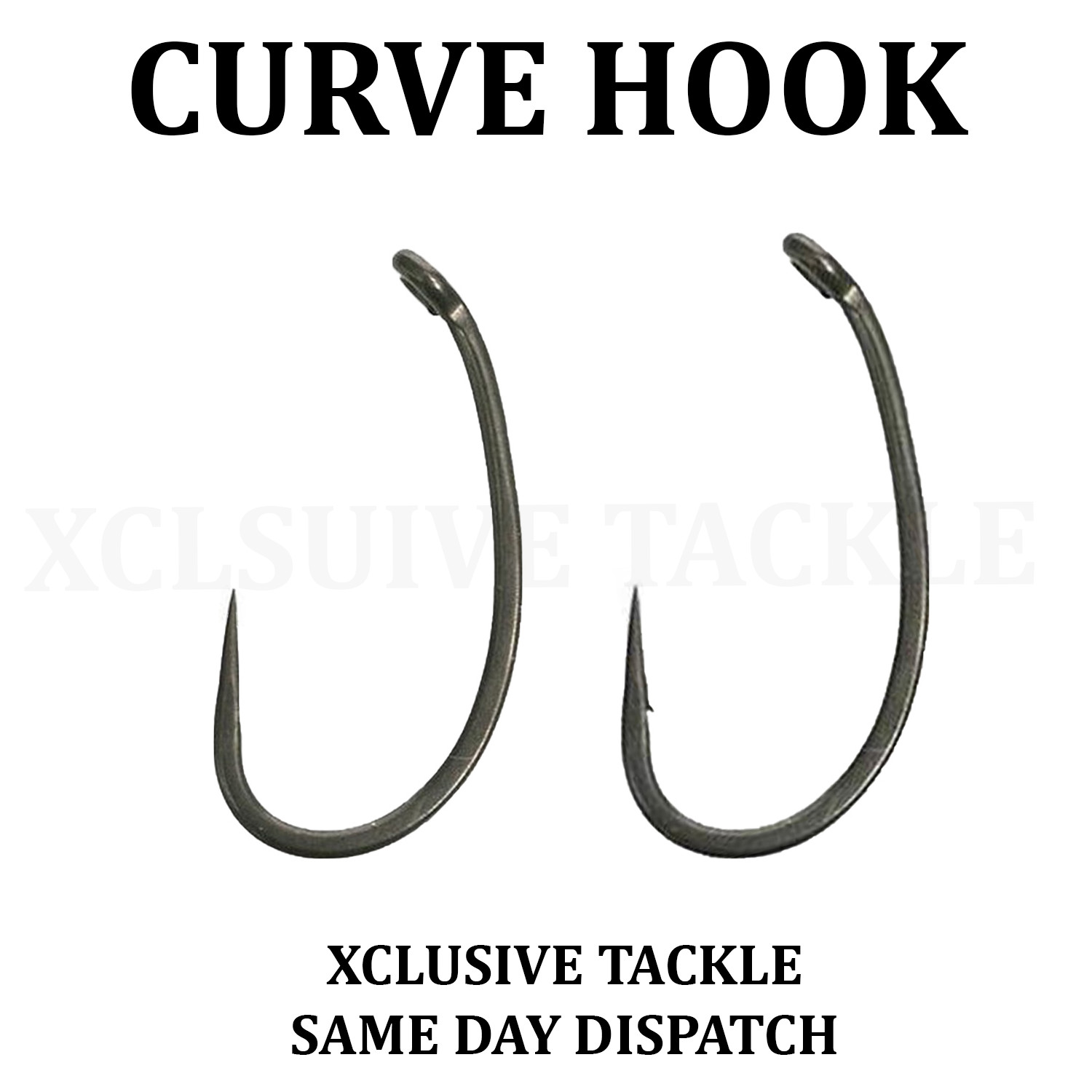 Kurv Shank Fishing Hook (Micro Barbed & Barbless) Various Sizes - Carp Fishing