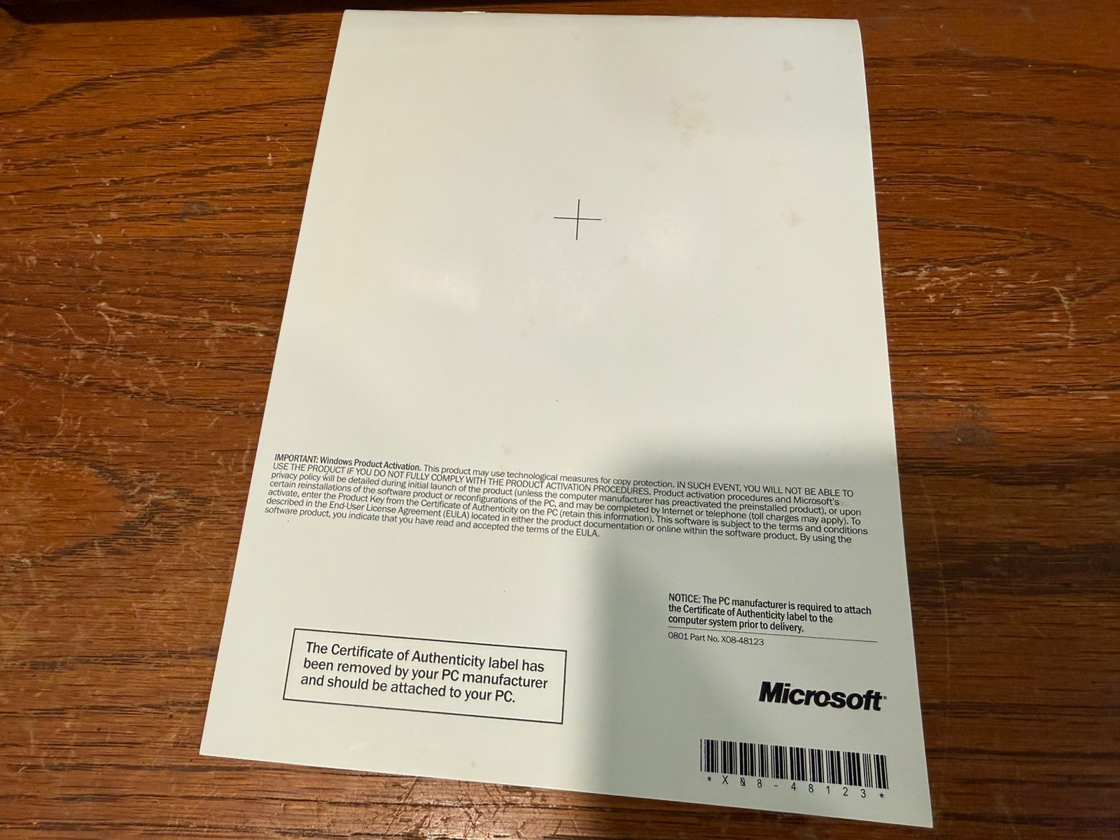 Microsoft Windows XP Home Edition 2002 Version Genuine Computer Software
