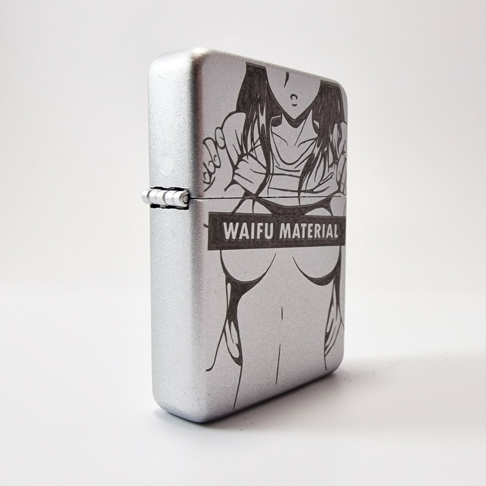 BRAND NEW -  DESIGNED BRUSHED STYLED CIGARETTE PETROL LIGHTER - Waifu Material