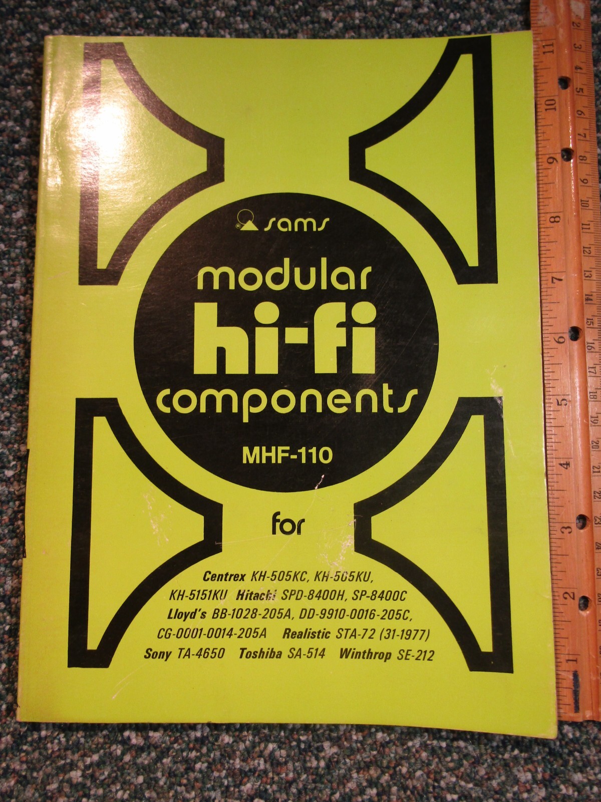 Sams Photofact Modular HI-FI Series MHF-110 ~ Feb. 1978 ~ Realistic Hitachi Sony