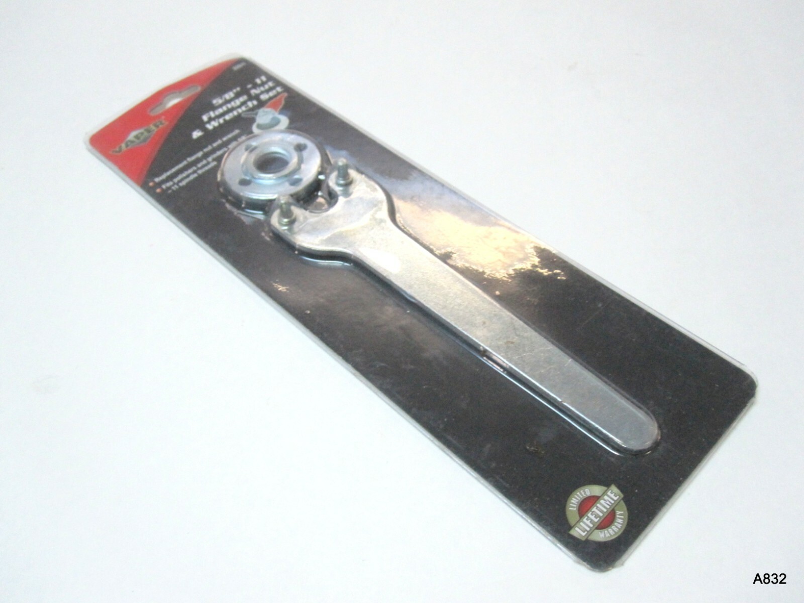 Vaper 22511 Flange Nut and Wrench 5/8 Inch x 11 for Polishers and Grinders