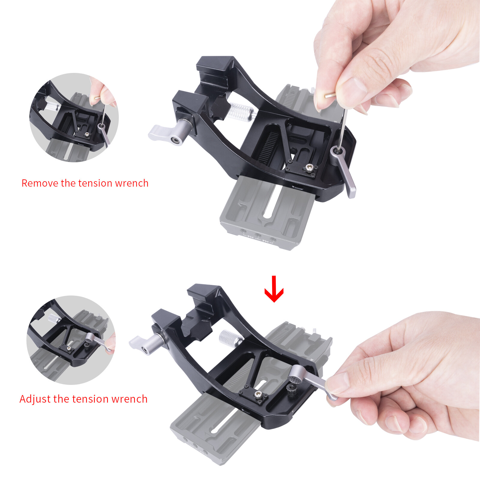 NICEYRIG Vertical Shooting Adaptor Accessory For DJI Ronin RS3 RS3 pro