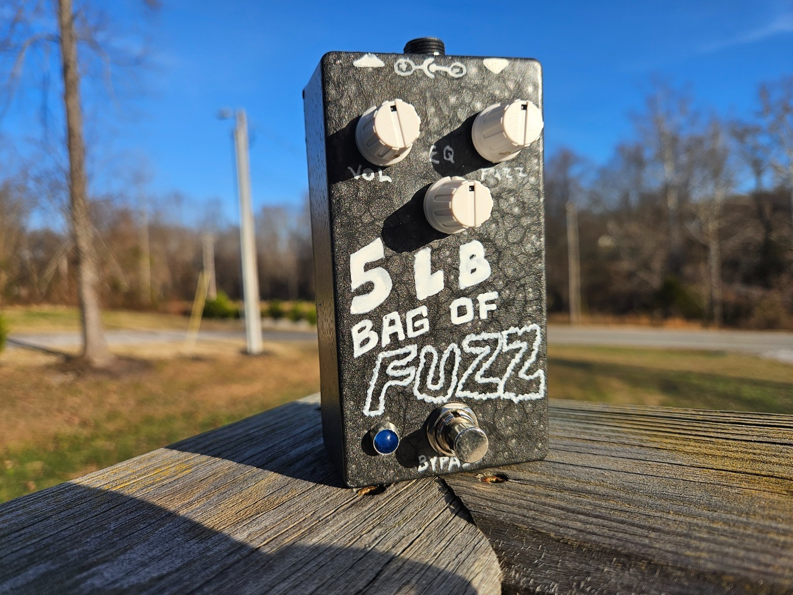 Faecain Pedals / PedalPCB - 5Lb Bag Of Fuzz - Hammered Black
