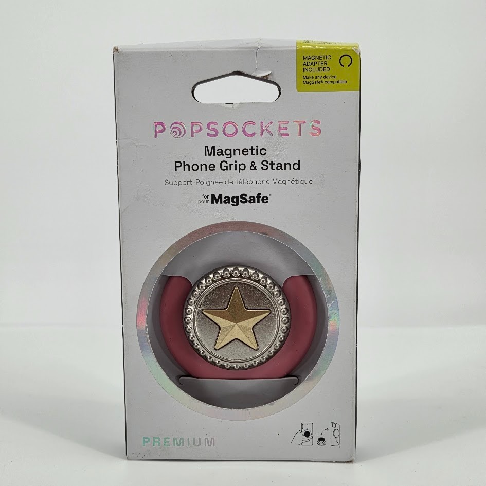 PopSockets Magnetic Phone Grip with MagSafe Magnetic Adapter Ring Included