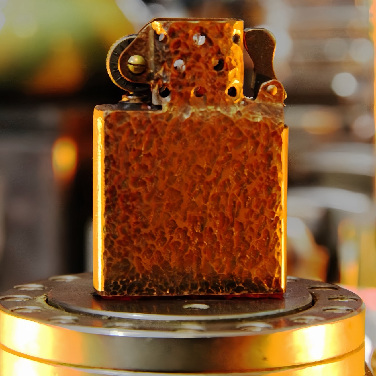 Vintage Red Copper Insert Lighter Flint Wheel Ignition Replacement FOR Zippo