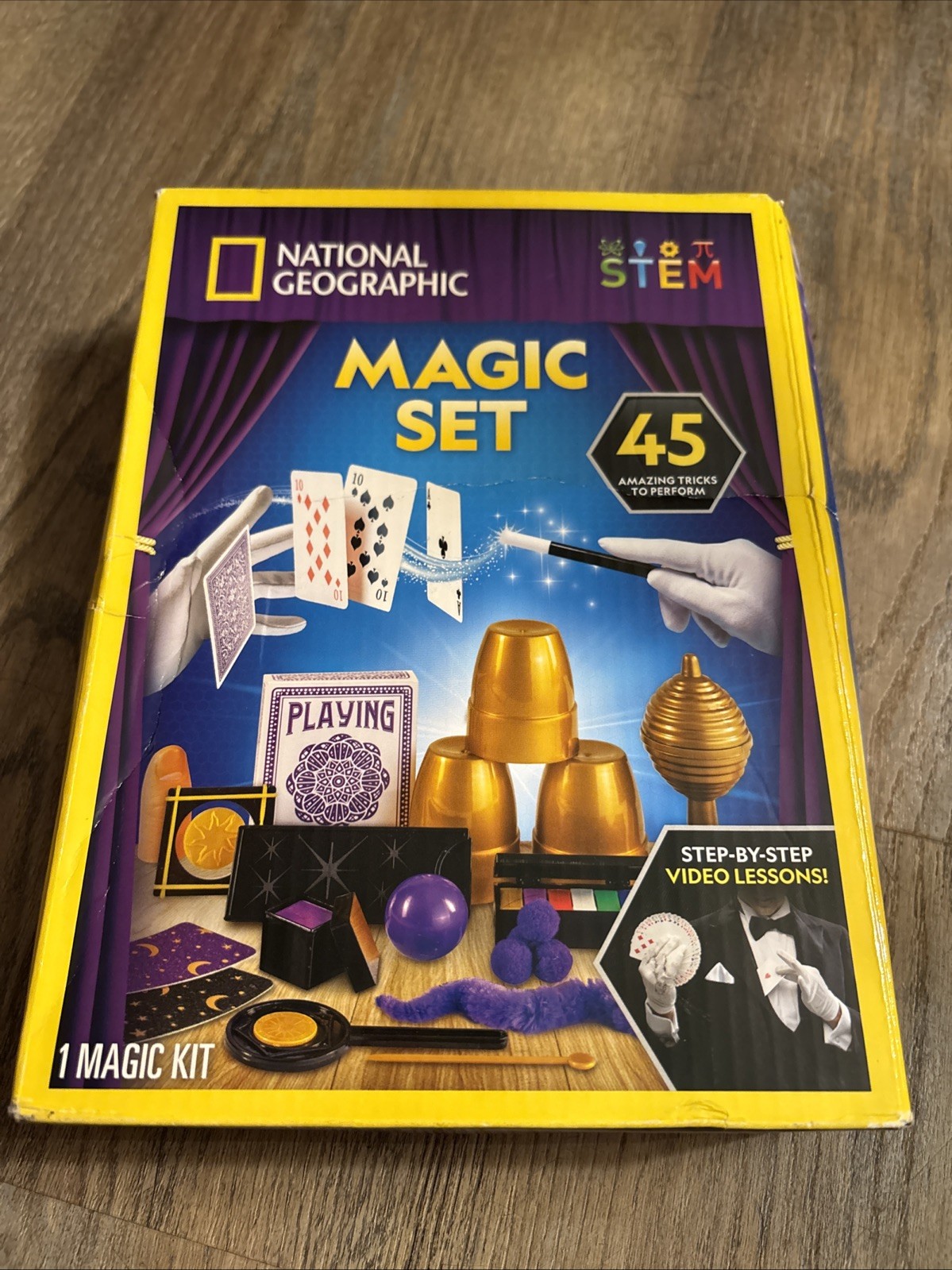 Blue Marble National Geographic Magic Set w/45 Magic Tricks Ages 8+