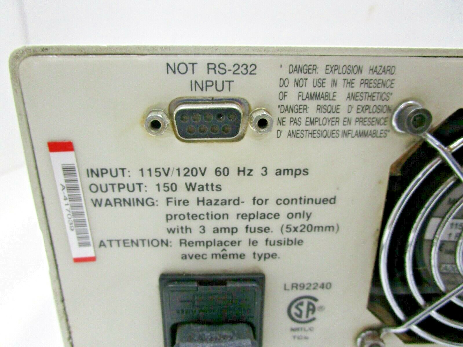 Fostec Opelco EKE Fiber Optic Light Source