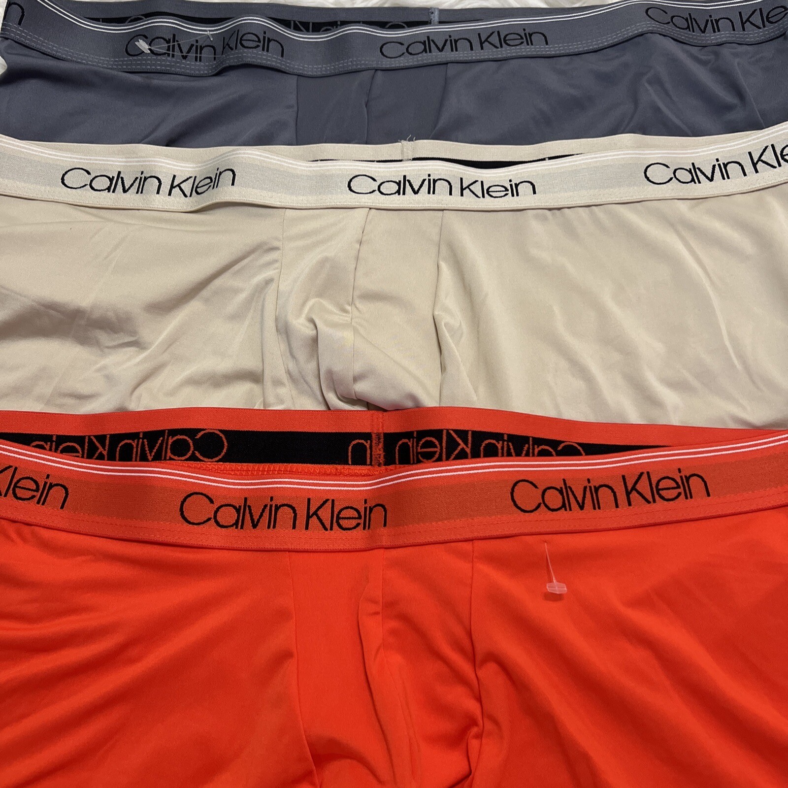 3 Calvin Klein Microfiber Stretch Low Rise Trunk Wicking, Technology 2XL NB2569