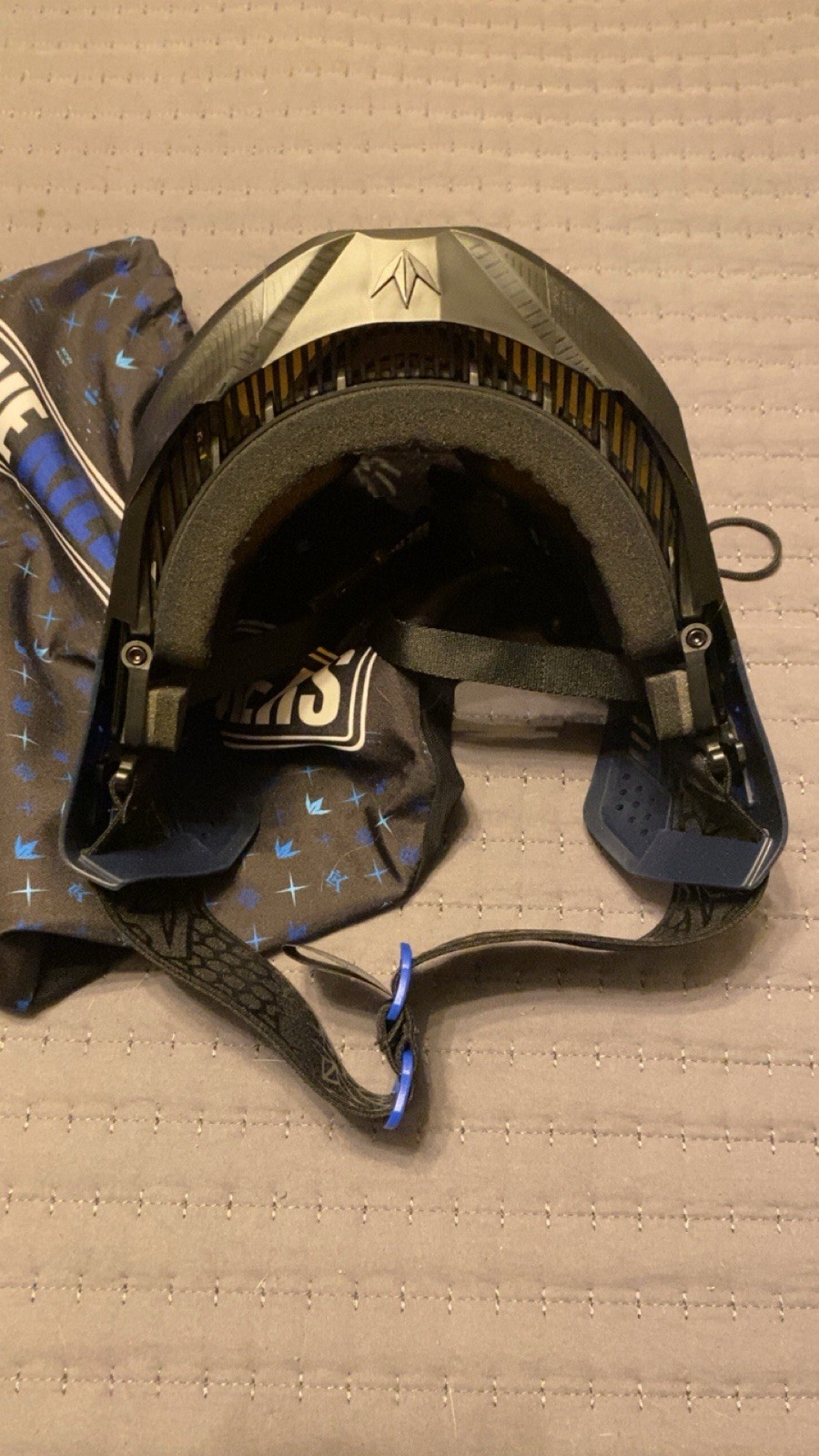 Bunkerkings CMD Paintball Goggle Mask Blue New!