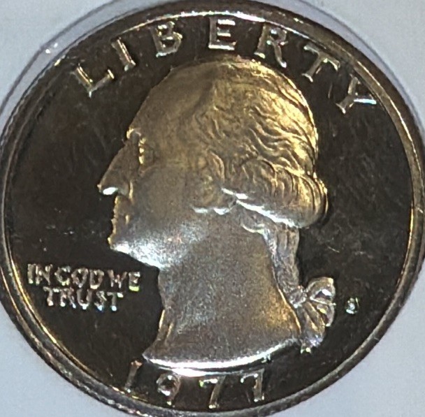***1977 S Washington Quarter Proof (MS) **Free Shipping**