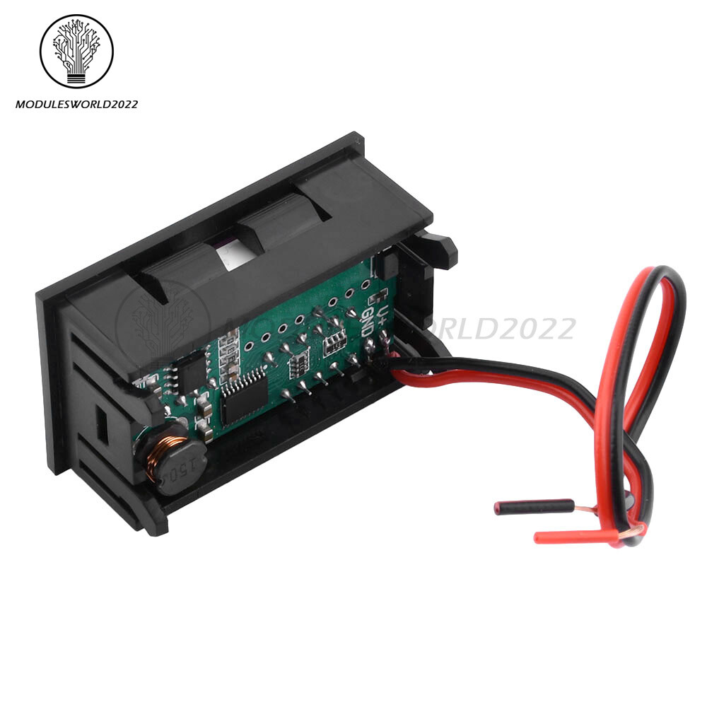 Digital Lead-acid /Li-ion Battery Capacity Voltage Meter Battery Level Indicator
