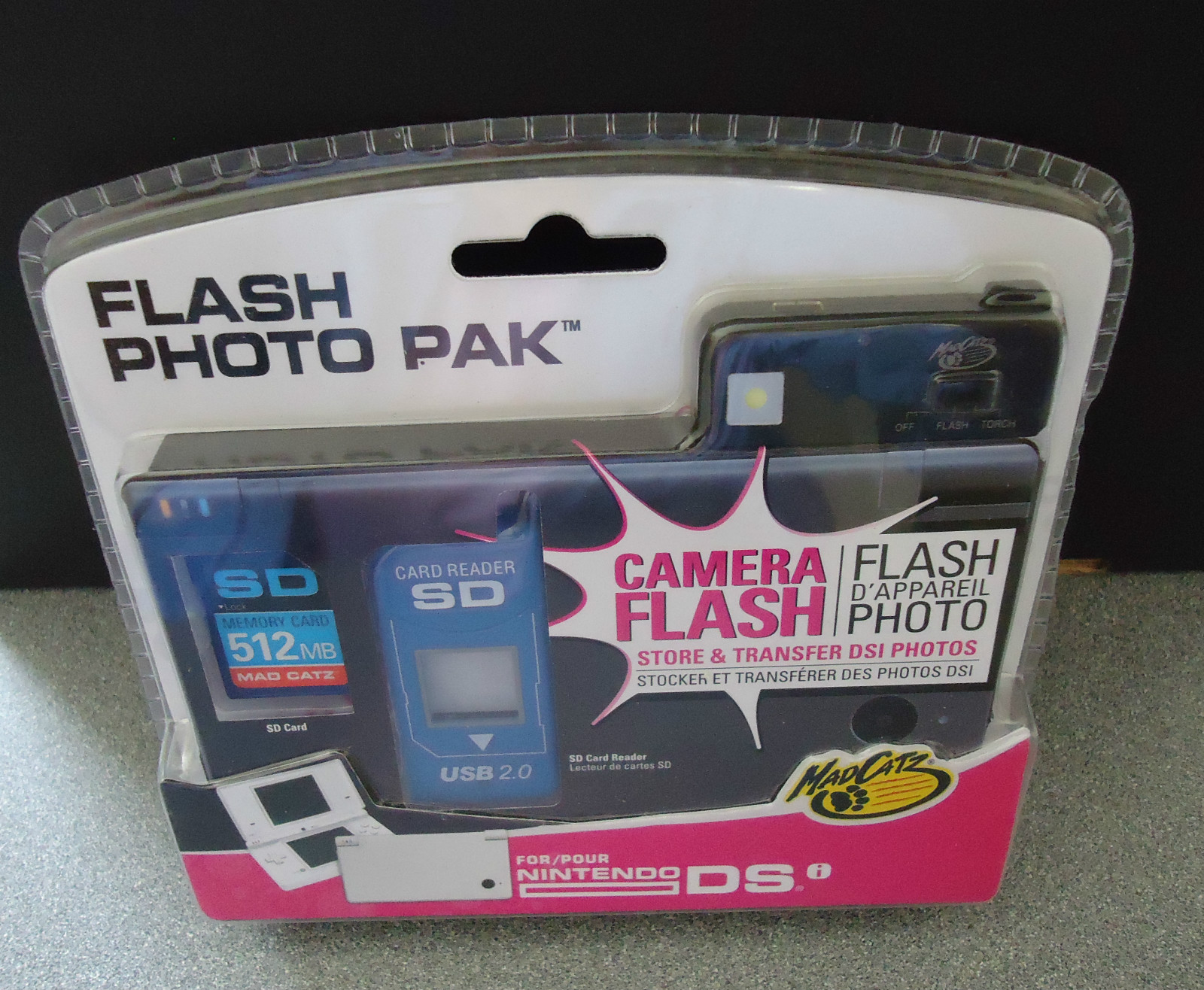 Flash Photo Pak For Nintendo DSi     MadCatz   SD   NEW