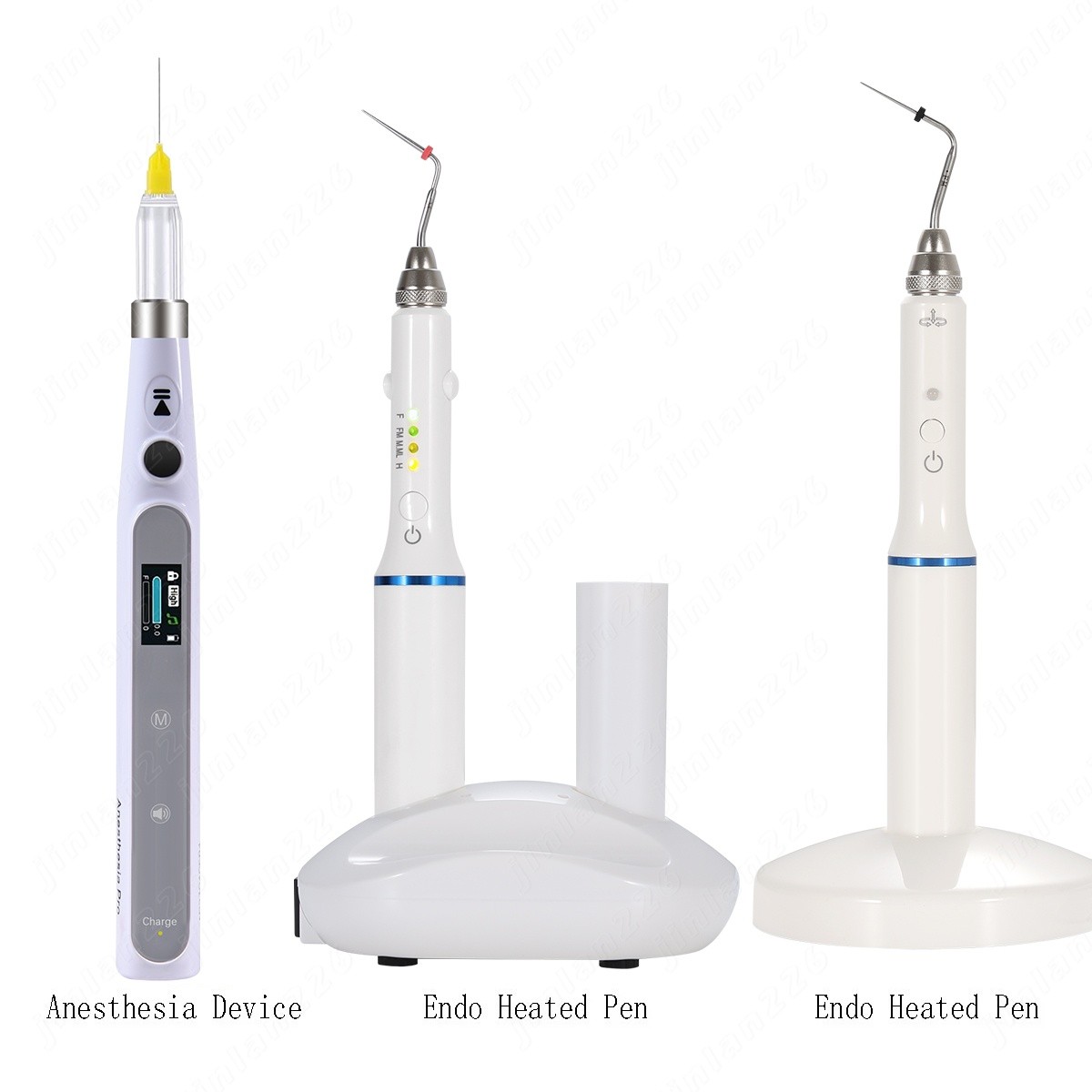 Dental Obturation Gutta Percha Endo Heated Pen+Tips/Oral Local Anesthesia Device