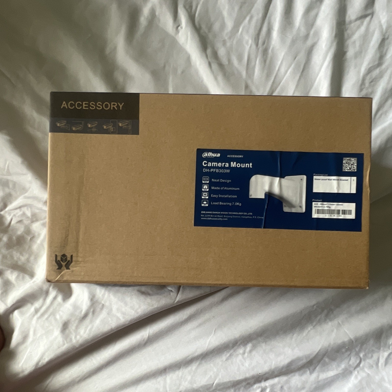 Dahua DH-PFB303W Camera Mount Wall Bracket, Wall Mounted, White