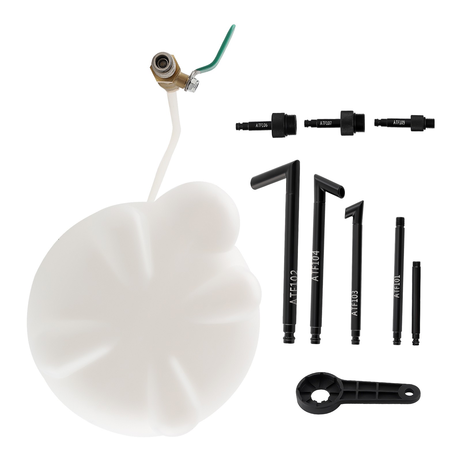 3L Transmission Oil Filling Tool + 8pcs Adaptors & System Fluid Pump Manual