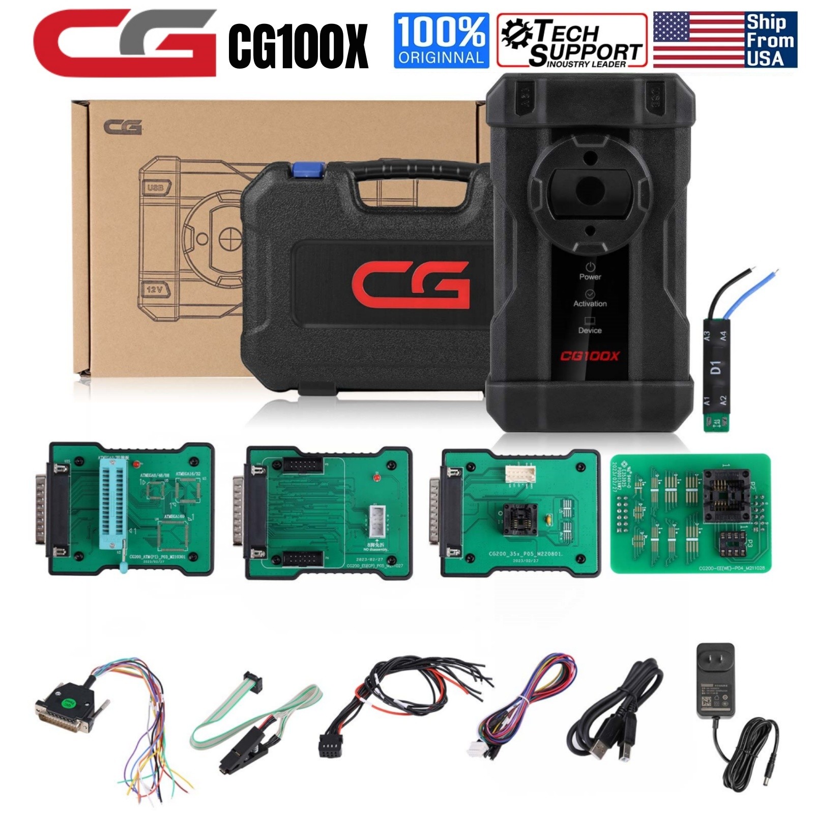 CGDI CG100X New Generation Prog.rammer Mile-age Adjustment and Chip Reading USA