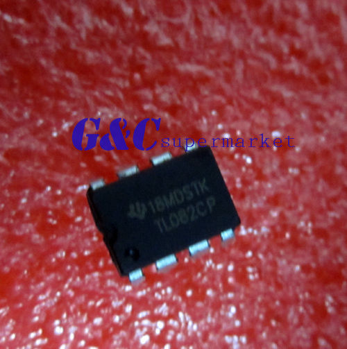 100PCS TL082 TI DIP8 IC JFET-INPUT OPERATIONAL AMPLIFIERS