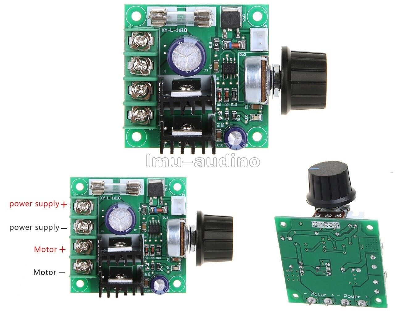 12V~40V 10A PWM DC Motor Speed Control Switch Controller Volt Regulator Dimmer