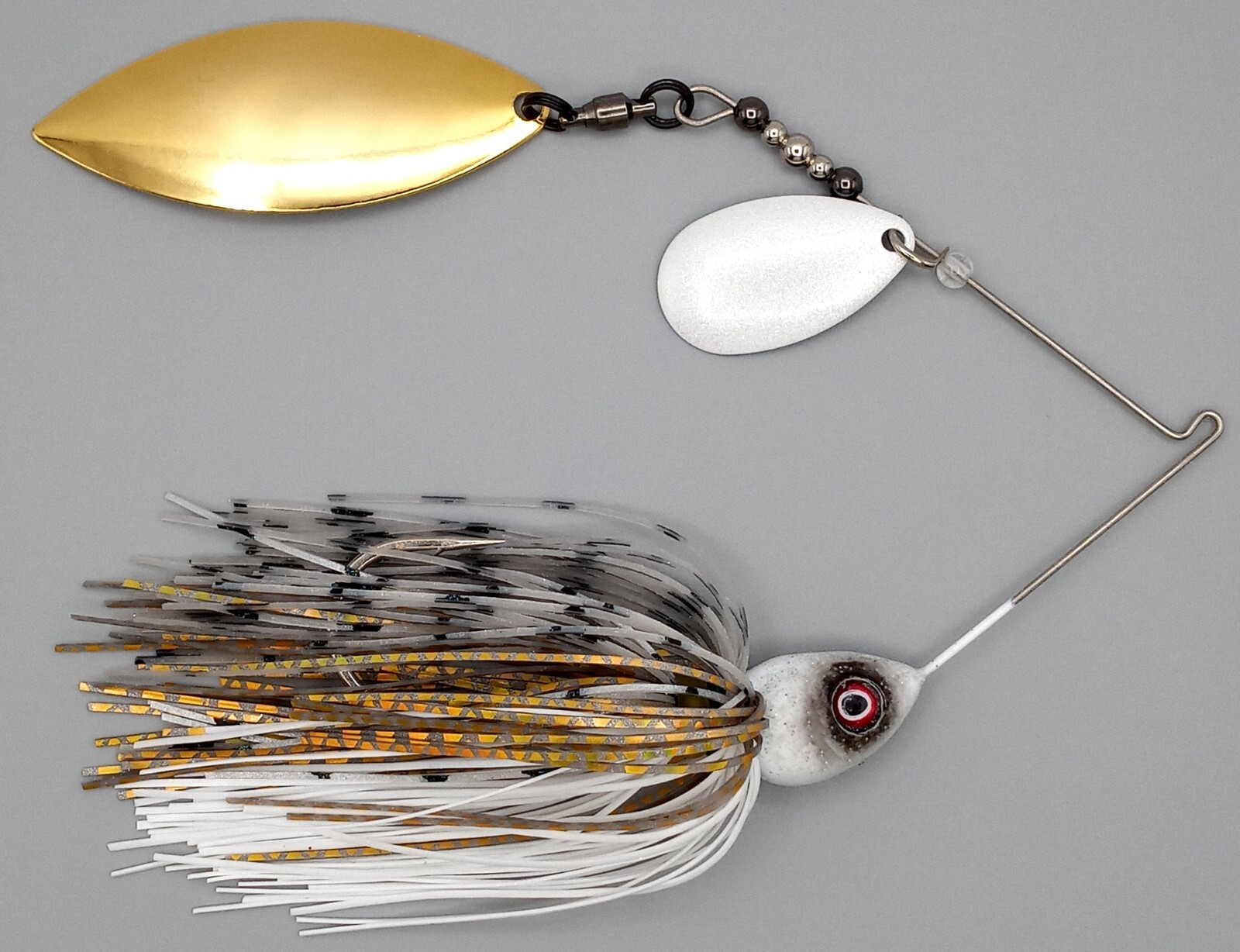 Custom Spinnerbait ~ Gold Shiner ~ 3/4 oz Tandem