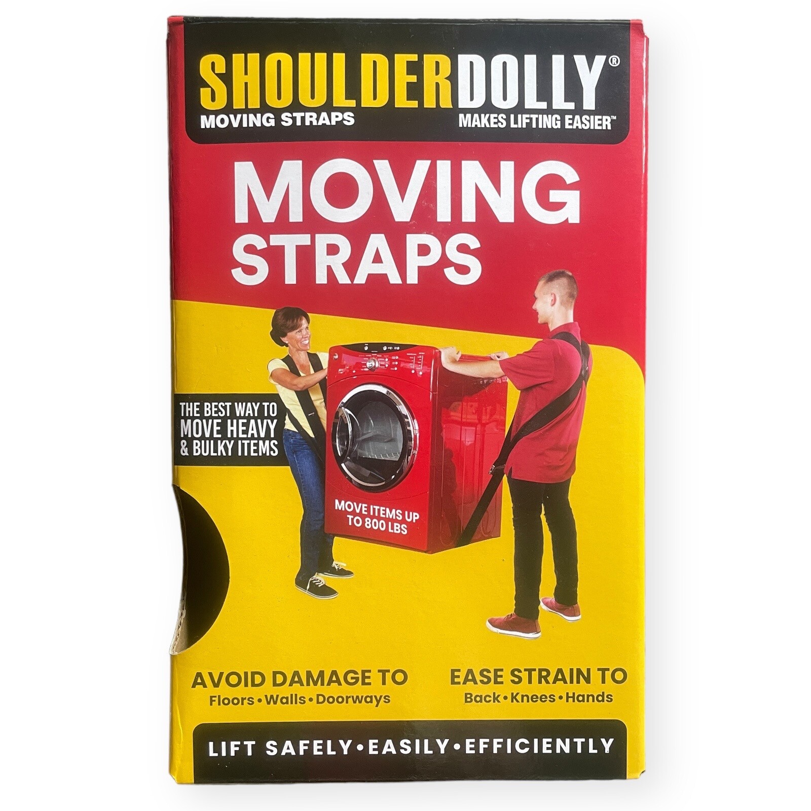 Shoulder Dolly Moving Straps LD2000 800 lbs Capacity Nielsen