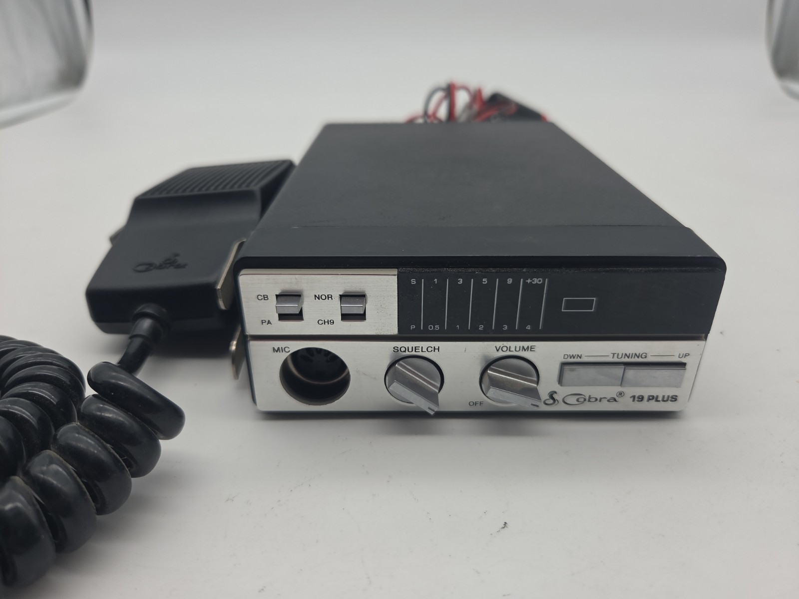 Vintage Cobra 19 Plus CB PA Base Radio w/ Cobra Mic - Citizen Band - TESTED WORK