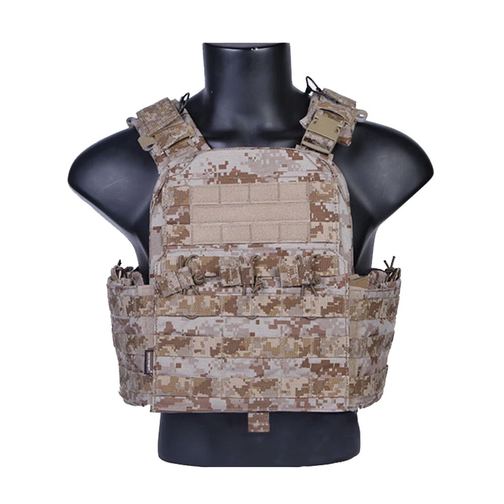 Emerson Tactical Vest FPC Load-bearing CAGE Plate Carrier Modular MOLLE Vest AOR