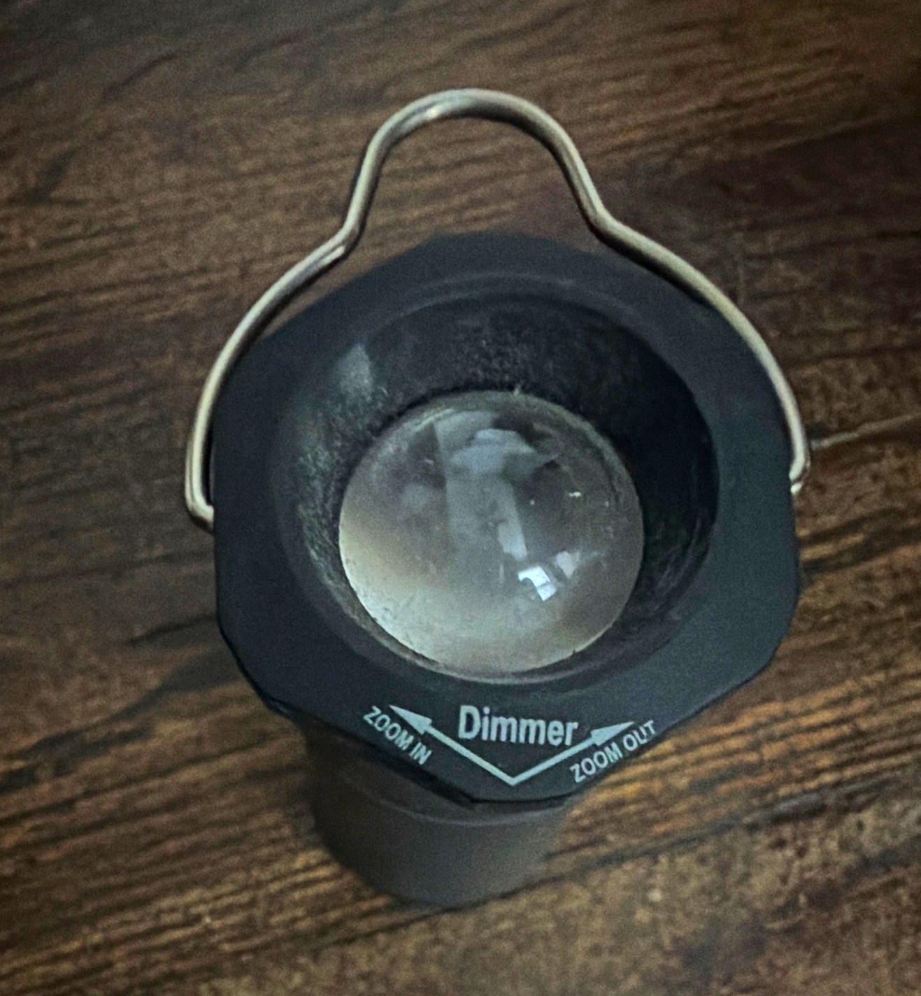 Pacific Trail LED Battery Lantern, Black, Dimmer, Hanging Hook, Cordless