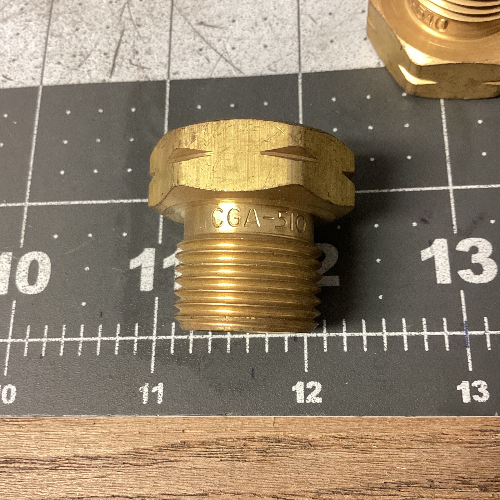 Lot Of 2 - Western Enterprises 15-2 Regulator Inlet Nut, CGA-510 (LPW131G)