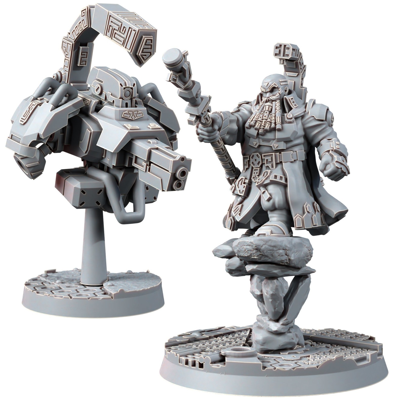 GUILD OF IRONKIN KILDRAK THE GRAY WITH A DRONE (2U)