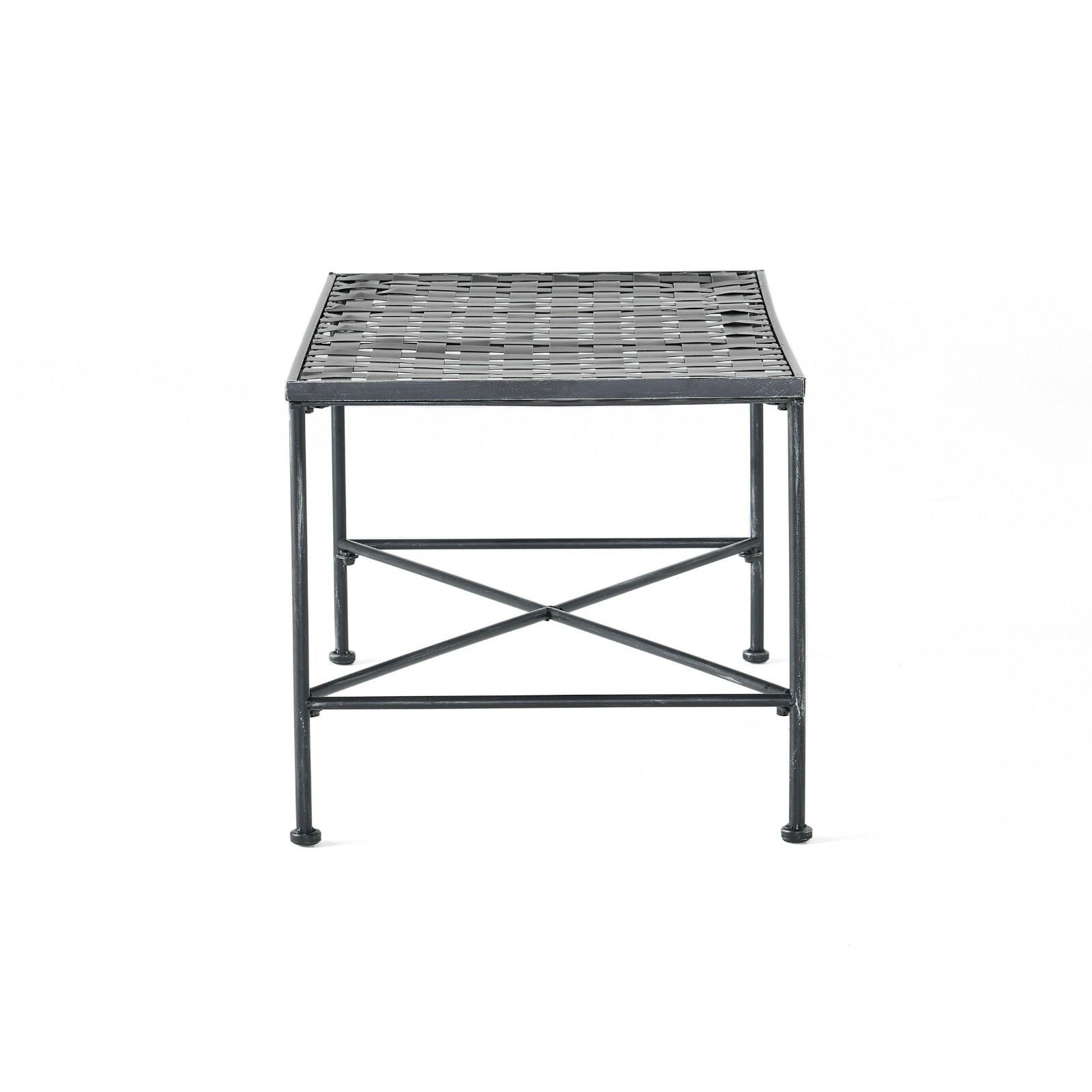 Kent Outdoor Black Iron Coffee Table
