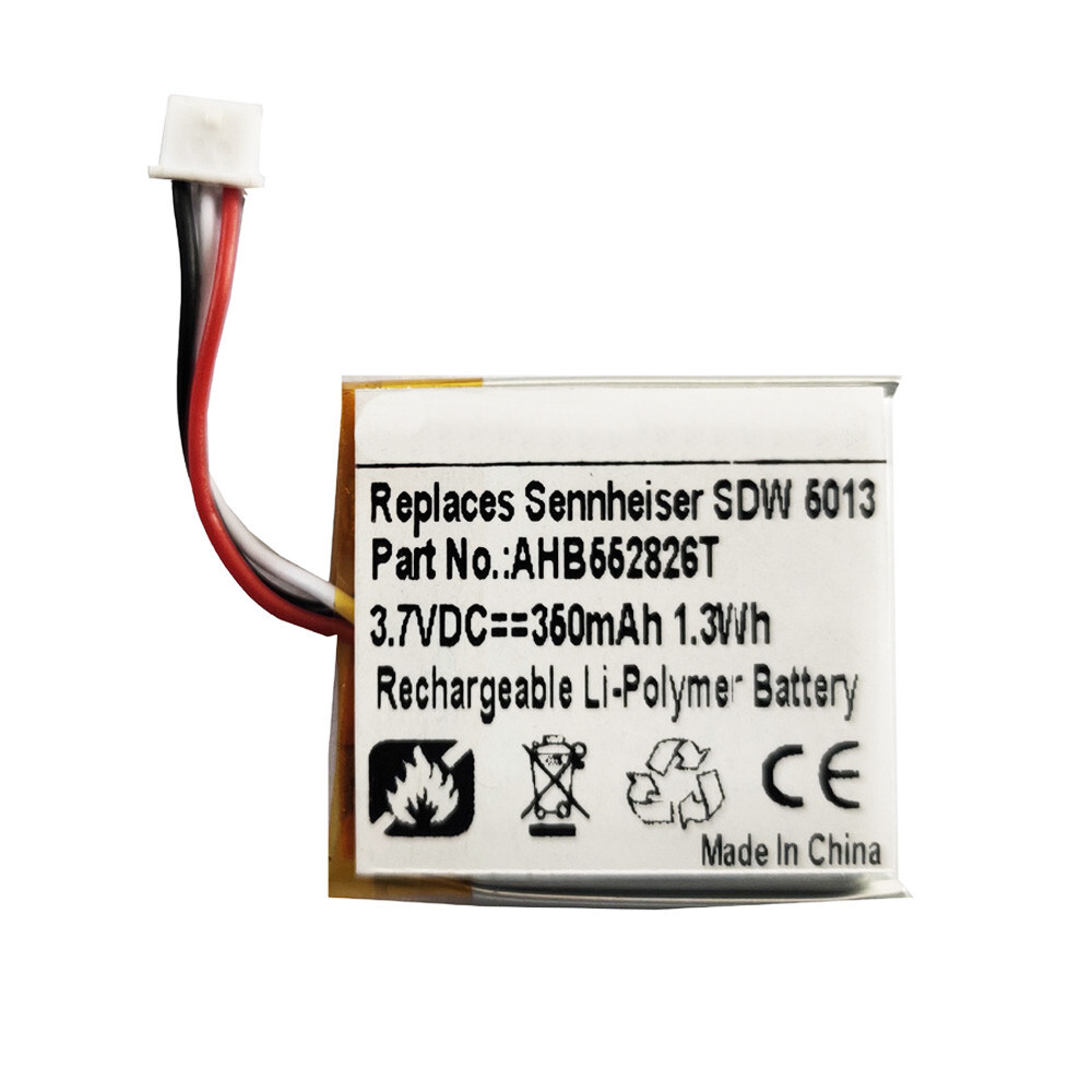 Sennheiser DW 10 SDW 10 5013 5014 5015 5016 Headset Battery AHB552826T 350mAh