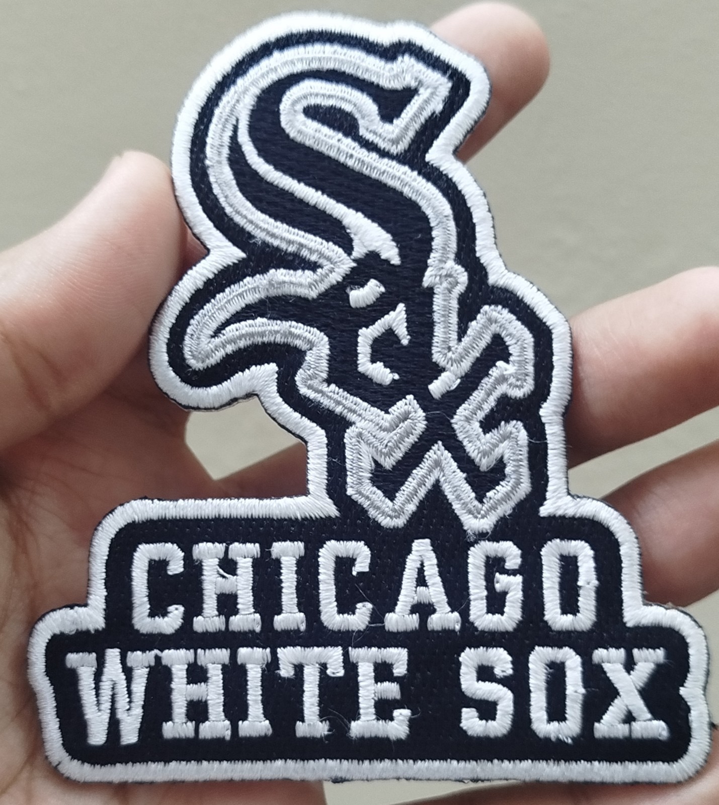 White Sox MLB Baseball Team Logo Iron On Patch-Sew Patch-Embroidered Patch