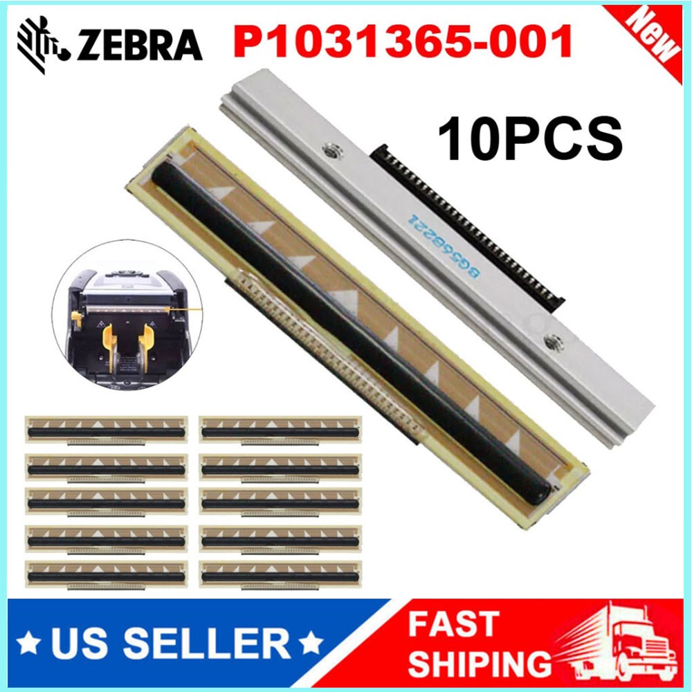 New 10PCS Thermal Printhead for Zebra QLN320 203dpi Mobile Printer P1031365-001
