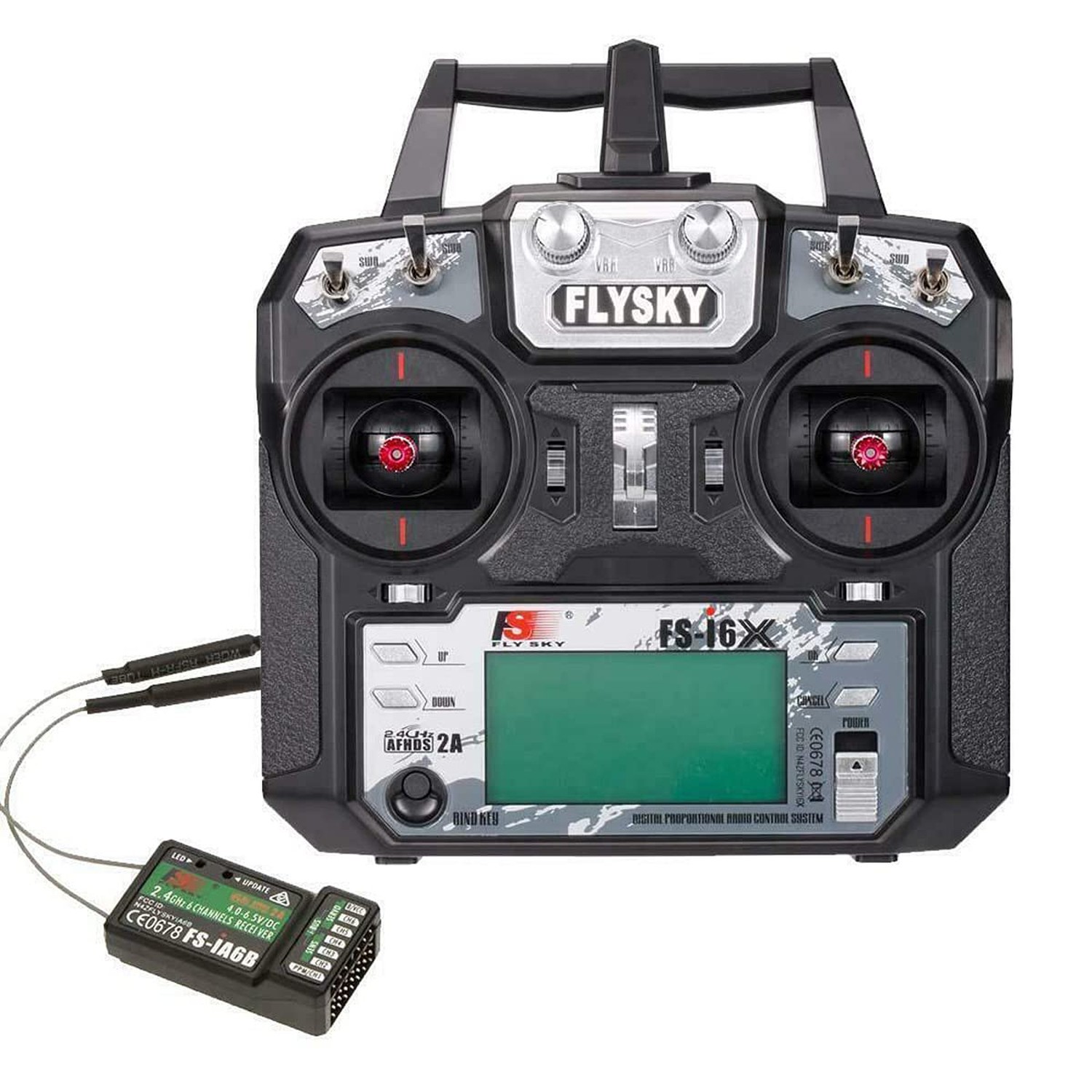 FLYSKY FS-i6X 6-10CH(Def.6) Transmitter and FS-iA6B Receiver for RC Models | ...