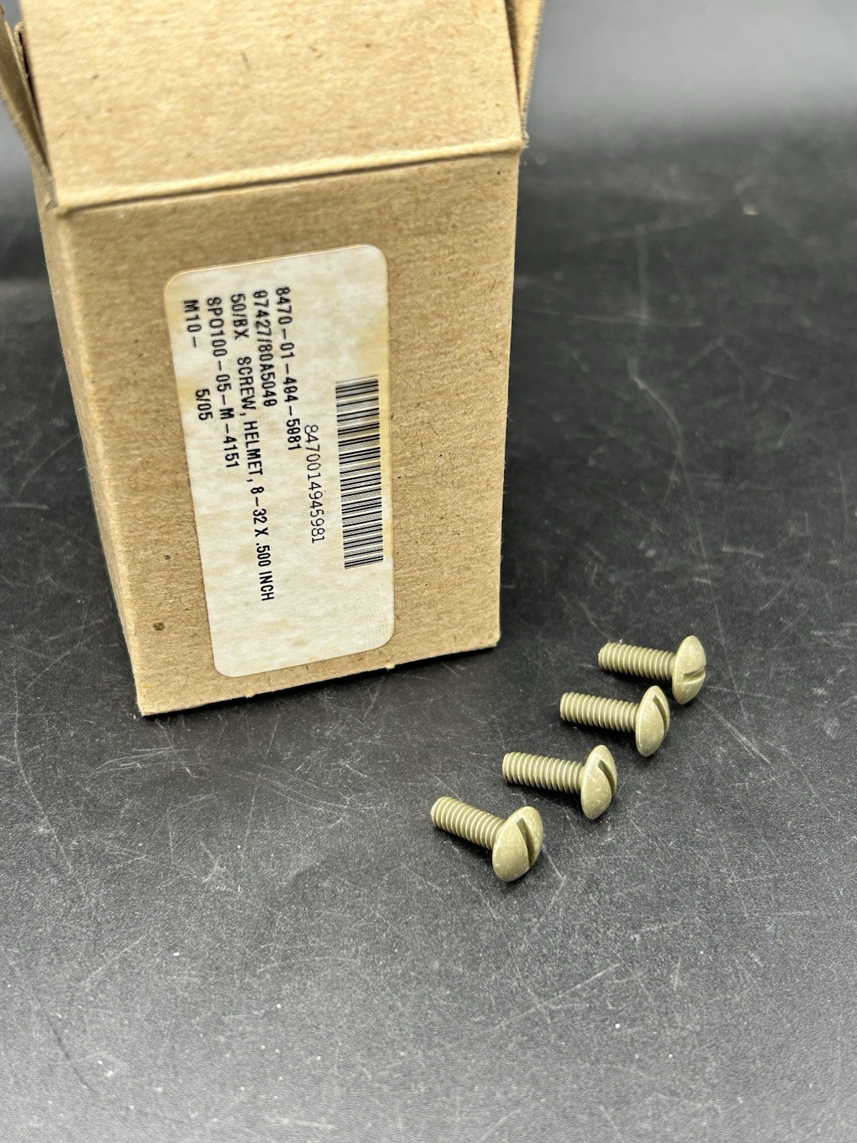 HELMET GENTEX Suspension Assy Replacement Screw 4pk, Olive Drab