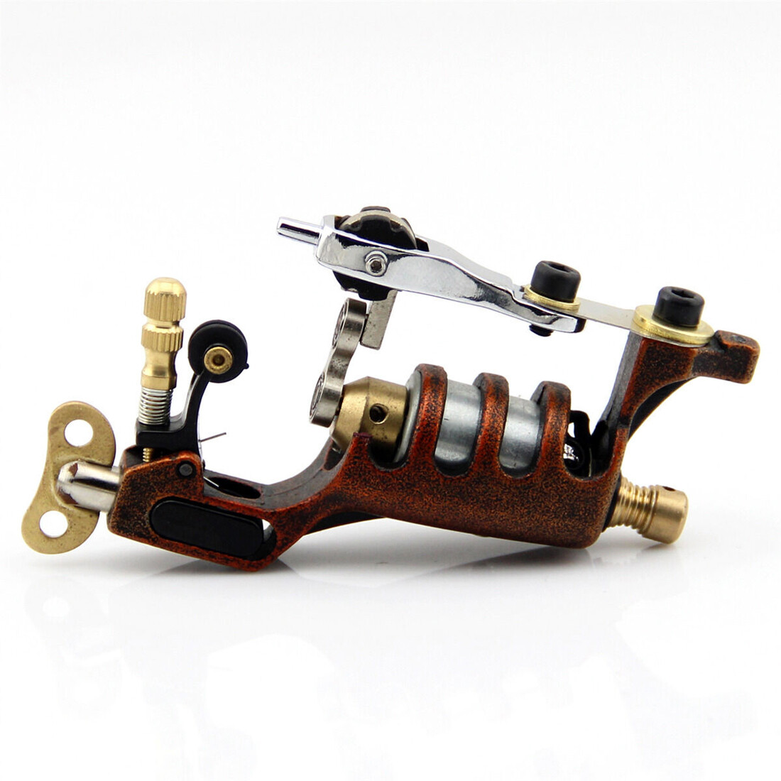 Tattoo Motor Machine Alloy Rotary Gun Liner Shader Lightweight Brown Beginner