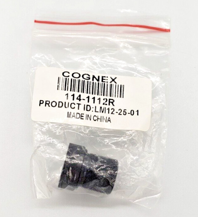 New Cognex LM12-25-01 25MM F/2.0 Industrial Vision Lens LM122501 114-1112R