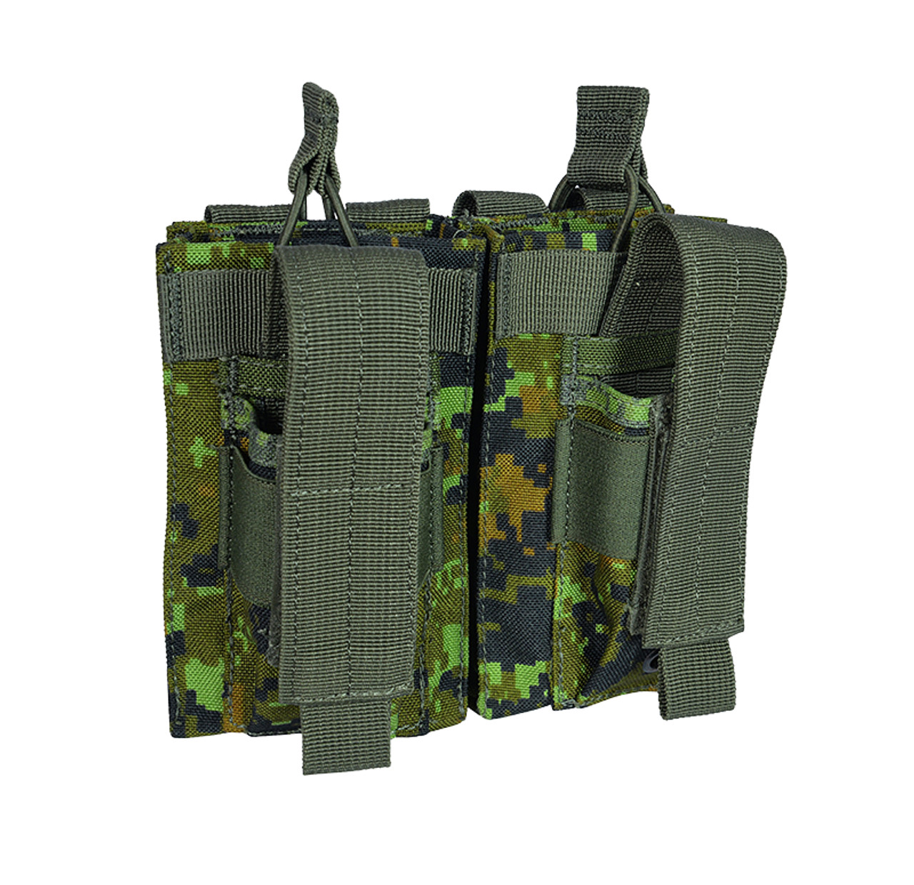 Shadow  Tactical  M4/9mm Double Open Top Mag Pouch - Canadian Digital / CADPAT